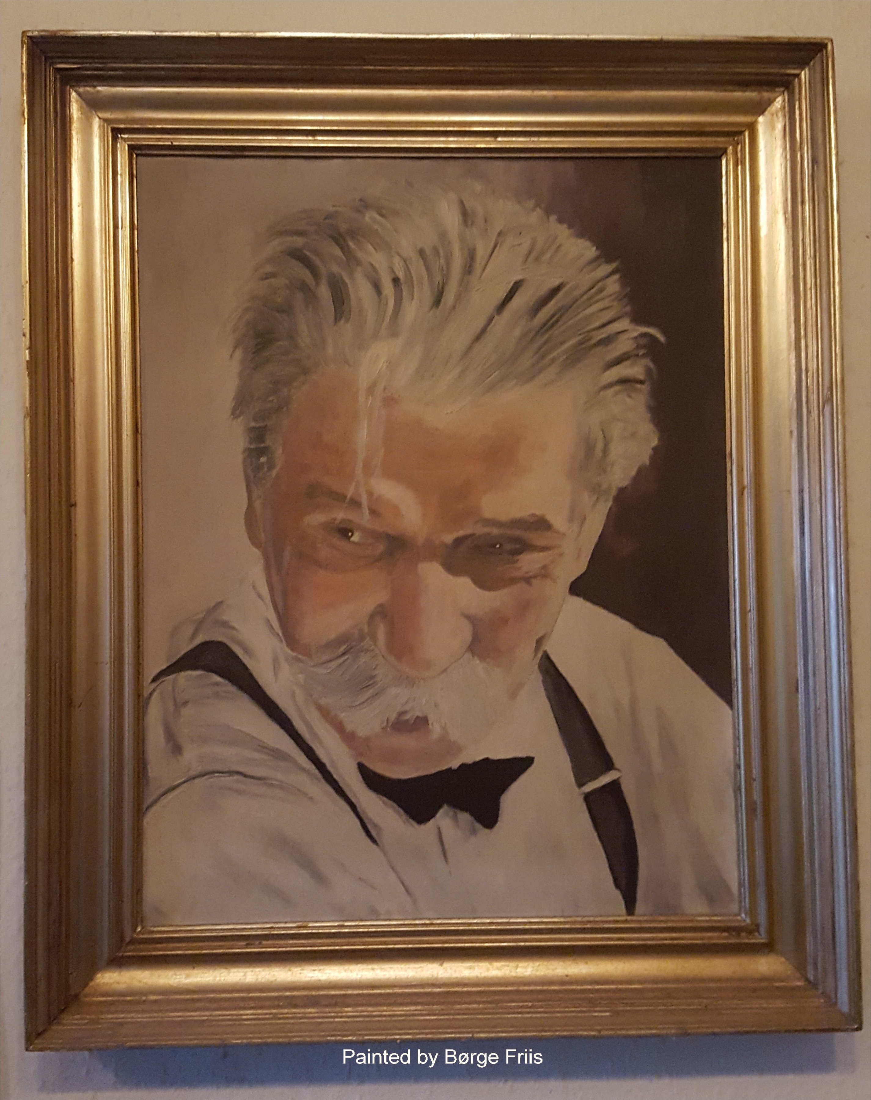 Albert Schweitzer painted by BF